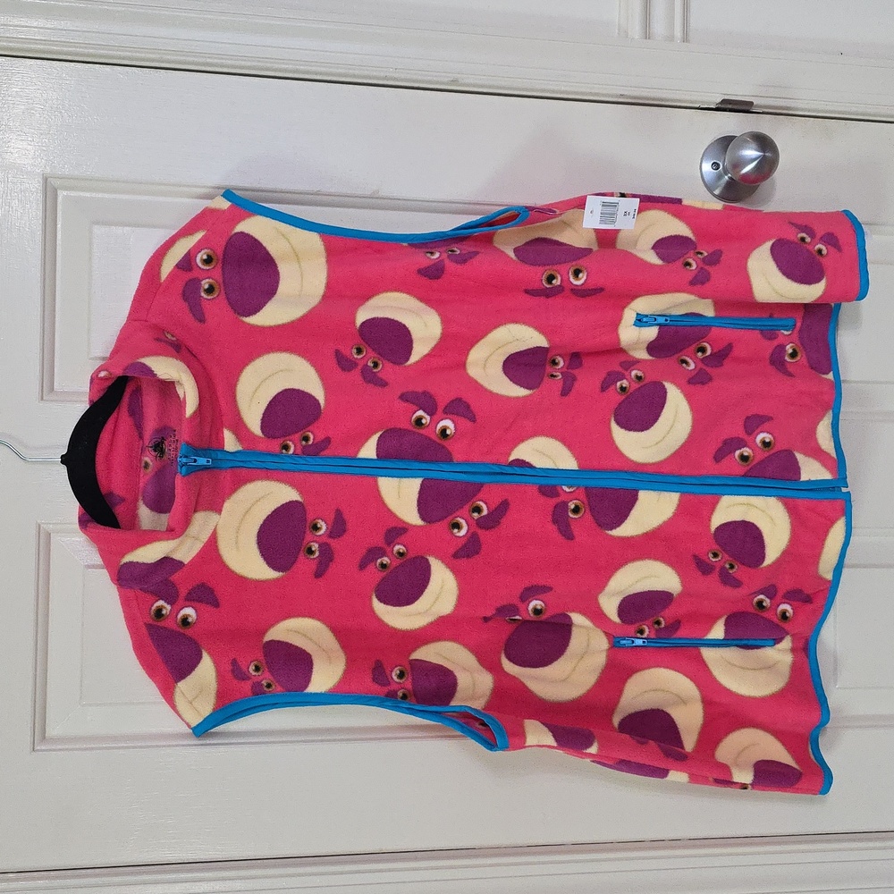 Disney Parks Lotso fleece vest 3XL